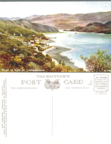 Vintage postcard kyles of - postcard,