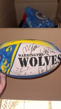 Signed Warrington Wolves Rugby