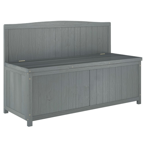 Outdoor wooden storage - wooden, bench