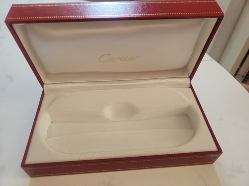 Cartier watch box red and - box,