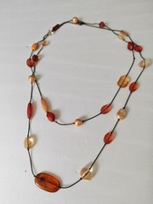 Vintage Amber Peach Brown