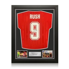 Ian Rush Back Signed Liverpool