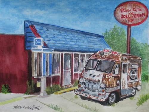 Ooak watercolor painting - ooak,