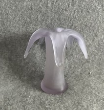 Vintage Lilac Frosted Glass