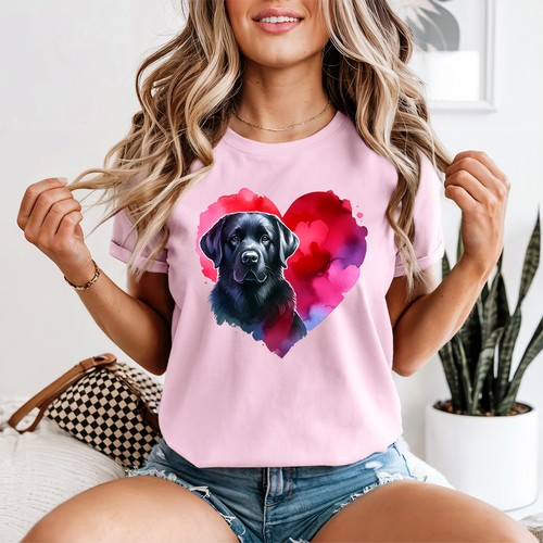 Black labrador womens - labrador, t-shirt