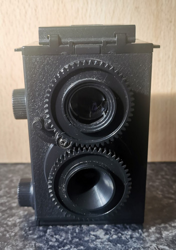 35mm film camera dual - camera, lens