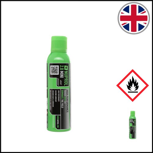 Aluminium airsoft gas mini - aluminium, 2.0