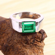 Simulated Emerald Gemstone