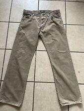 POLO JEANS COMPANY Light Brown Corduroy Pants RN#41381 Size:34x32