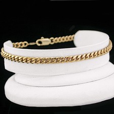 NEW 4mm Rounded CURB Link 8"