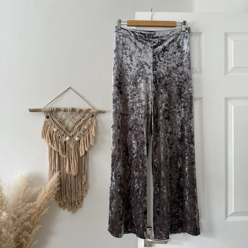 Zara crushed velvet grey - zara,
