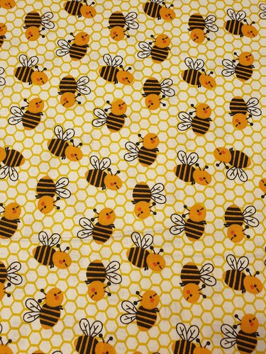 Bumble bees fabric 100 - fabric, uk