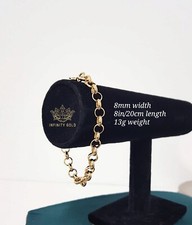 Mens Womens 9ct Gold XP 8mm