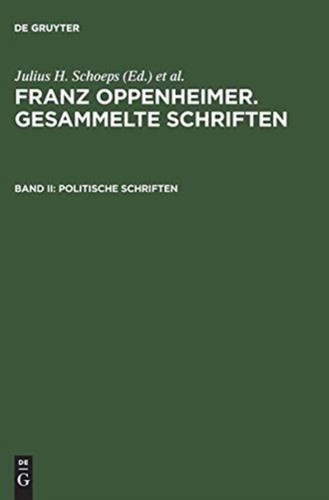Schoeps franz oppenheimer - -,