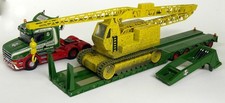 Corgi 1/50 Scania King Trailer With Tower Crane Load Thomas Herron CC12804  