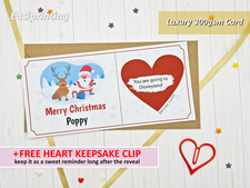 Personalised Christmas Trip Surprise Ticket Scratch Card – Inc. Heart Keepsake