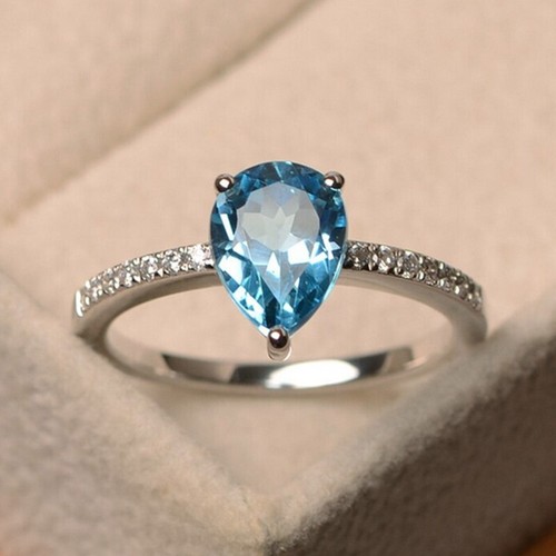 Pear cut 25ct aquamarine - 2.25ct,