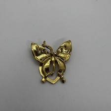 Vintage Gold Tone Butterfly