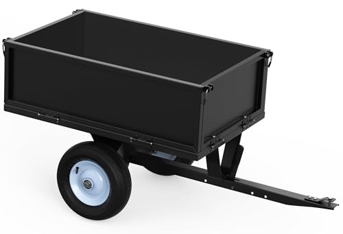 Atv trailer steel dump - atv,