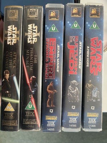 Star wars vhs - star,