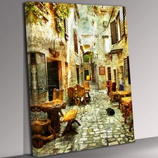 Italian Street Scene Canvas