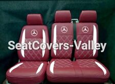 Mercedes Vito (2016-2023) Front row (1+2) Leatherette Seat Covers With Logos
