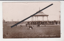 PHOTO POSTCARD - SPLOTT PARK, CARDIFF ; POSTED 1911