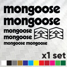 MONGOOSE Bike Stickers Vinyl