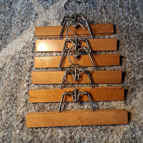 Setwell wood hangers retro - x6,