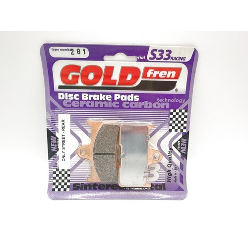 S33 281 brake pad - brake, (rr)