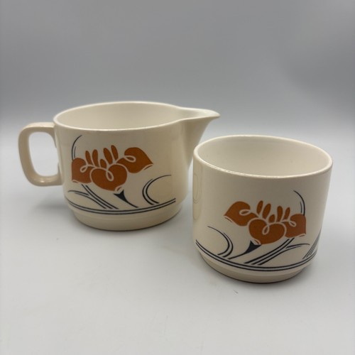Vintage hornsea pottery orange - vintage,