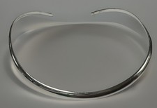 Sterling Silver Solid Torque