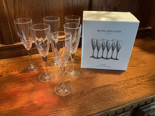 Royal doulton champagne flutes - doulton,