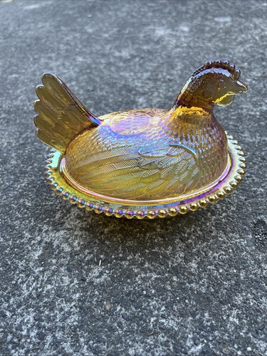 Vintage nesting rooster candy - vintage,