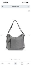 Mandarin Duck Backpack / Shoulder Bag Grey RRP 110