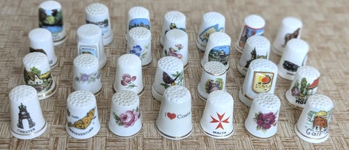 28x mixed ceramic - , thimbles