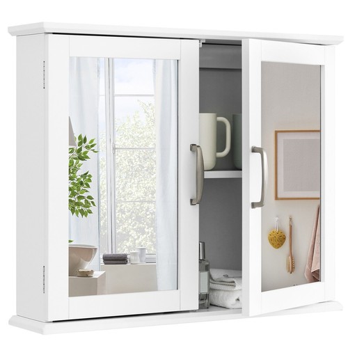 Wall mounted bathroom mirror - wall,