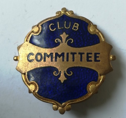 Old enamel club committee - club,