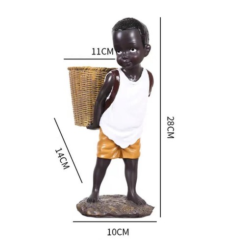 Handmade african figurine - african,