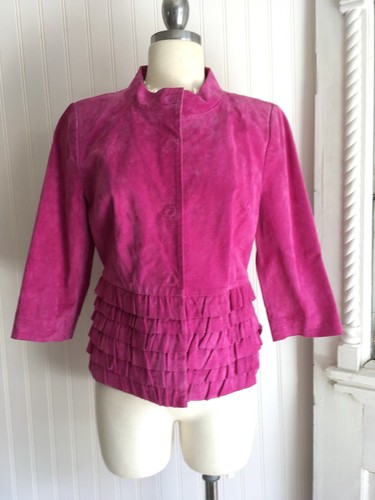 Peony pink suede - peony,