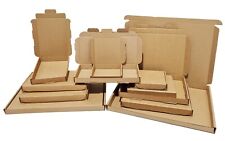 WHITE OR BROWN SHIPPING CARDBOARD BOXES POSTAL MAILING GIFT PACKET SMALL PARCEL