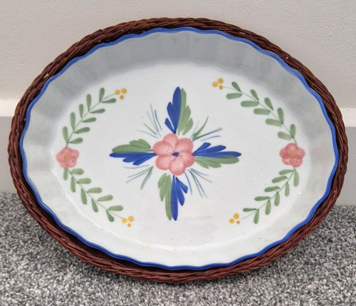 Vintage italian majolica - vintage, oval