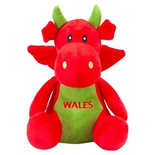 Red Dragon Soft Toy Cute Plushie Huggable Cuddly Stuffed Toy Gift 27cm Red