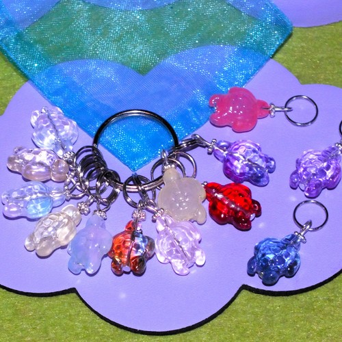 10x handmade glass turtle - handmade,