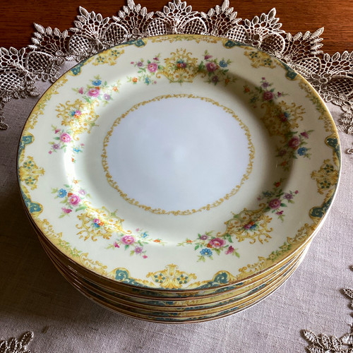 Noritake floral gold trim - noritake,