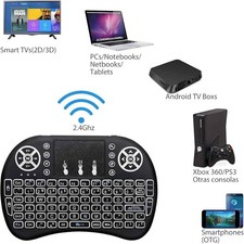 Wireless Mini Keyboard Mouse & Keypad Remote Control For Android / TV / PC