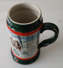 Budweiser Holiday Stein collector's series (1991) - "The Season's Best"