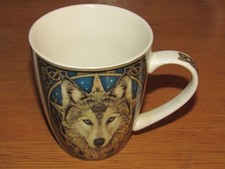 Fantasy Wolf Head Bone China Mug, Lisa Parker Design Puckator, Great Condition