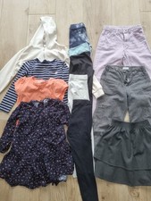 A bundle of girl clothes 9-10 years jeans leggins tops