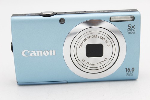 Canon powershot a2400 ice blue - canon,